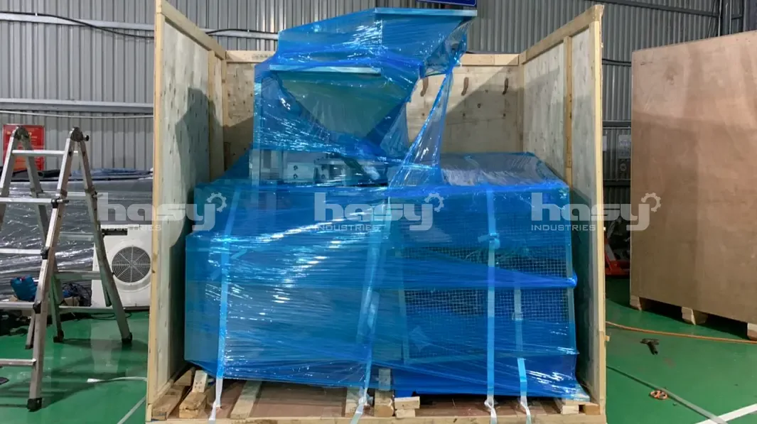 Đóng kiện dây chuyền lương khô xuất khẩu, dự án Lagos