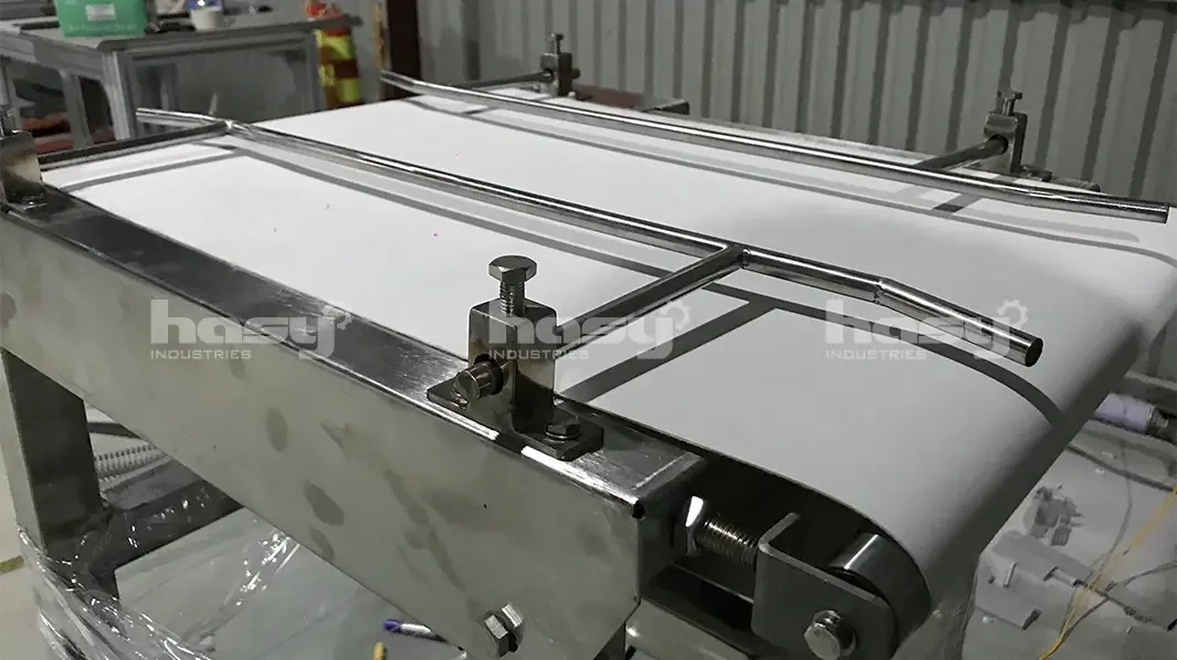 Đầu rulo và bộ căng băng của băng tải thực phẩm