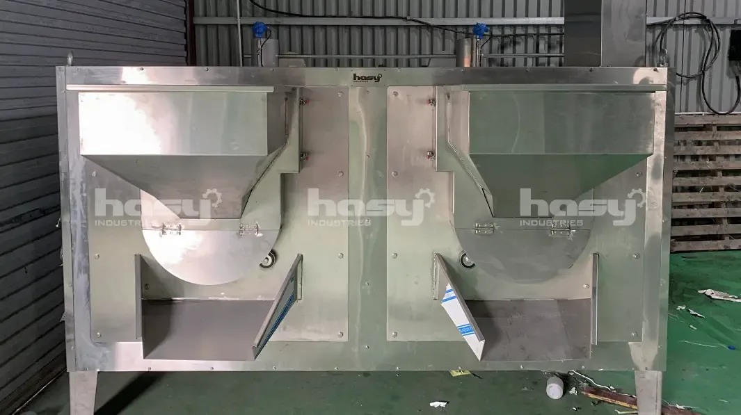 Phễu cấp liệu inox, dự án Lagos